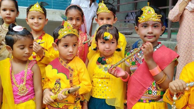 NJPS Celebrates Krishna Janmashtami with Little Ones